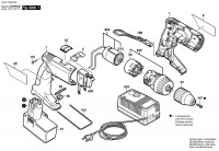 Bosch 0 601 946 686 GSR 9,6 VPE-2 Cordless Drill Driver 9.6 V / GB Spare Parts GSR9,6VPE-2